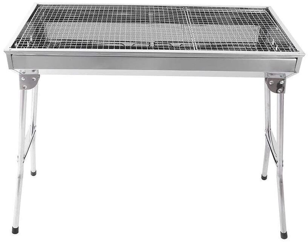 FOLDING BBQ CHARCOAL GRILL BARBECUE STOVE STAINLESS STEEL OUTDOOR CAMPING PICNIC