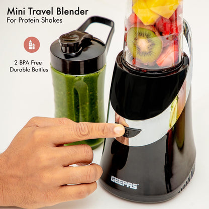 Personal Blender Smoothie Milkshake Maker Mini Travel Blender 2 Tritan Bottles