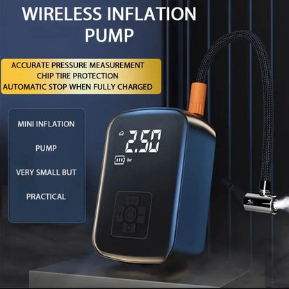 Car Tyre Inflator Cordless Digital USB Rechargeable Tire Air Compressor Pump UK