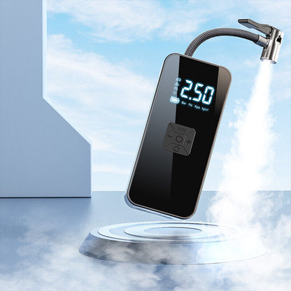 UK Car Tyre Inflator Cordless Digital USB Rechargeable Tire Air Compressor Pump