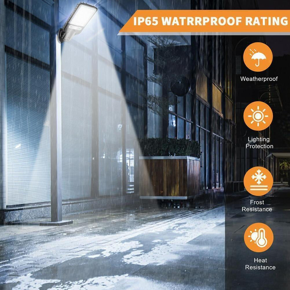 6000W LED Solar Street Wall Light PIR Motion Sensor Security Outdoor Garden Lamp
