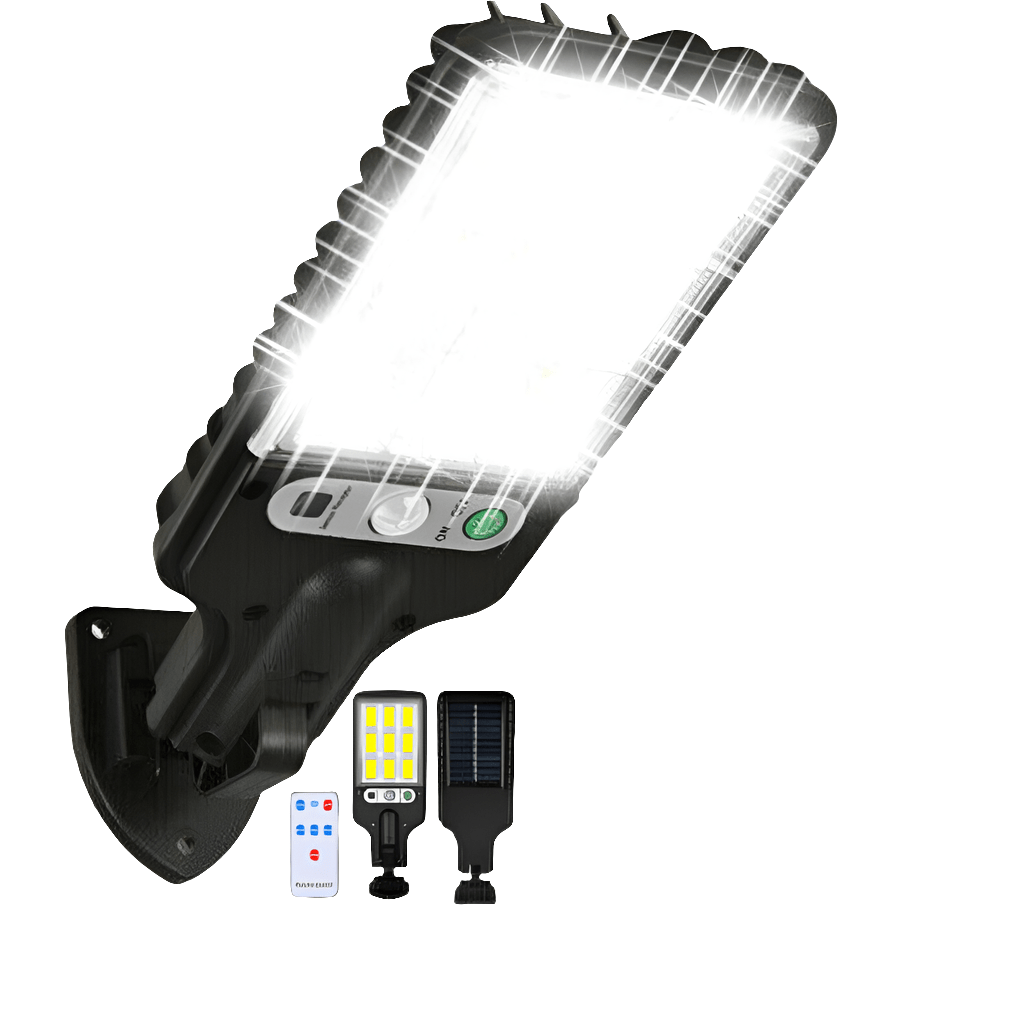 6000W LED Solar Street Wall Light PIR Motion Sensor Security Outdoor Garden Lamp