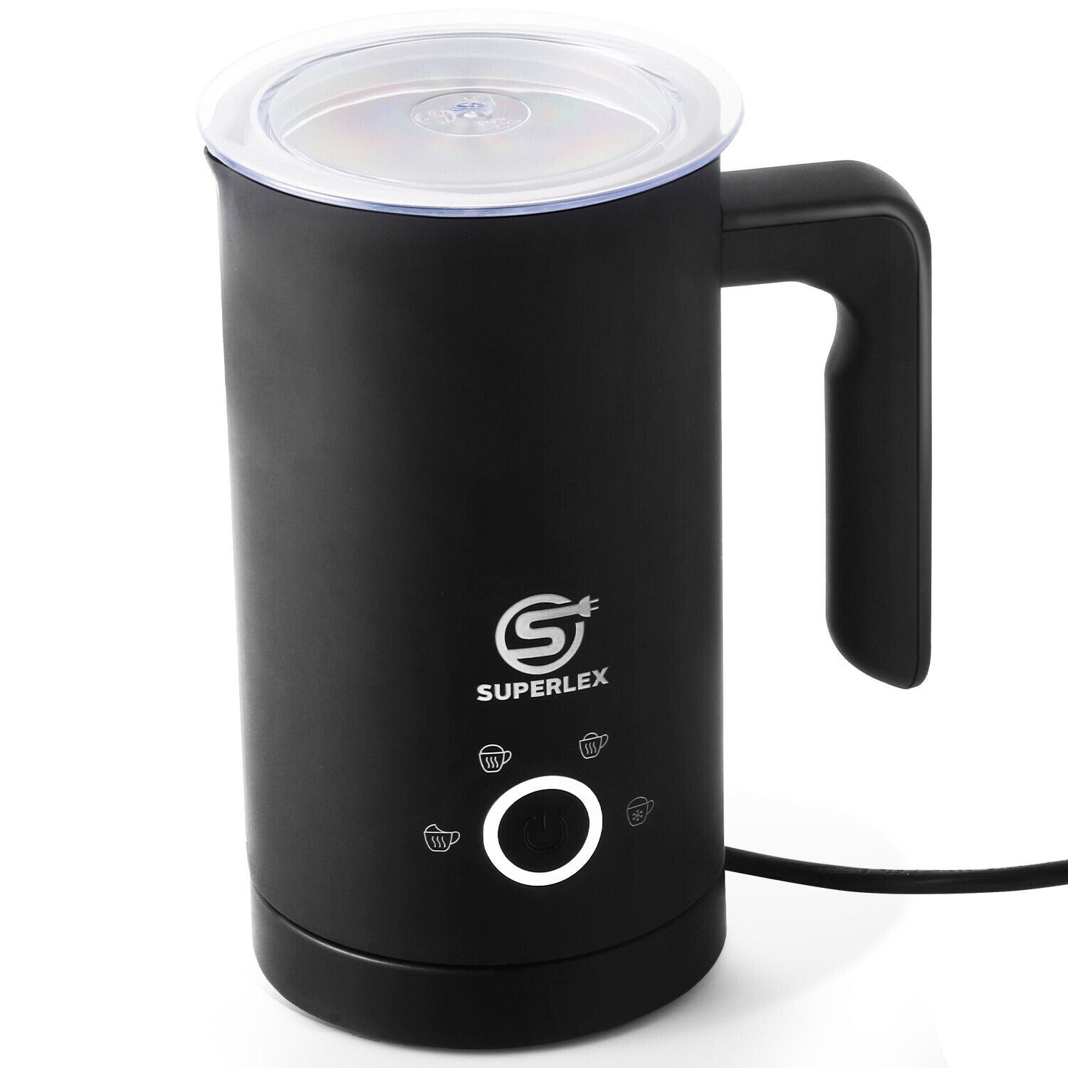 SUPERLEX Electric Milk Steamer Foaming & Coffee, Latte, Cappuccino,Hot Chocolate