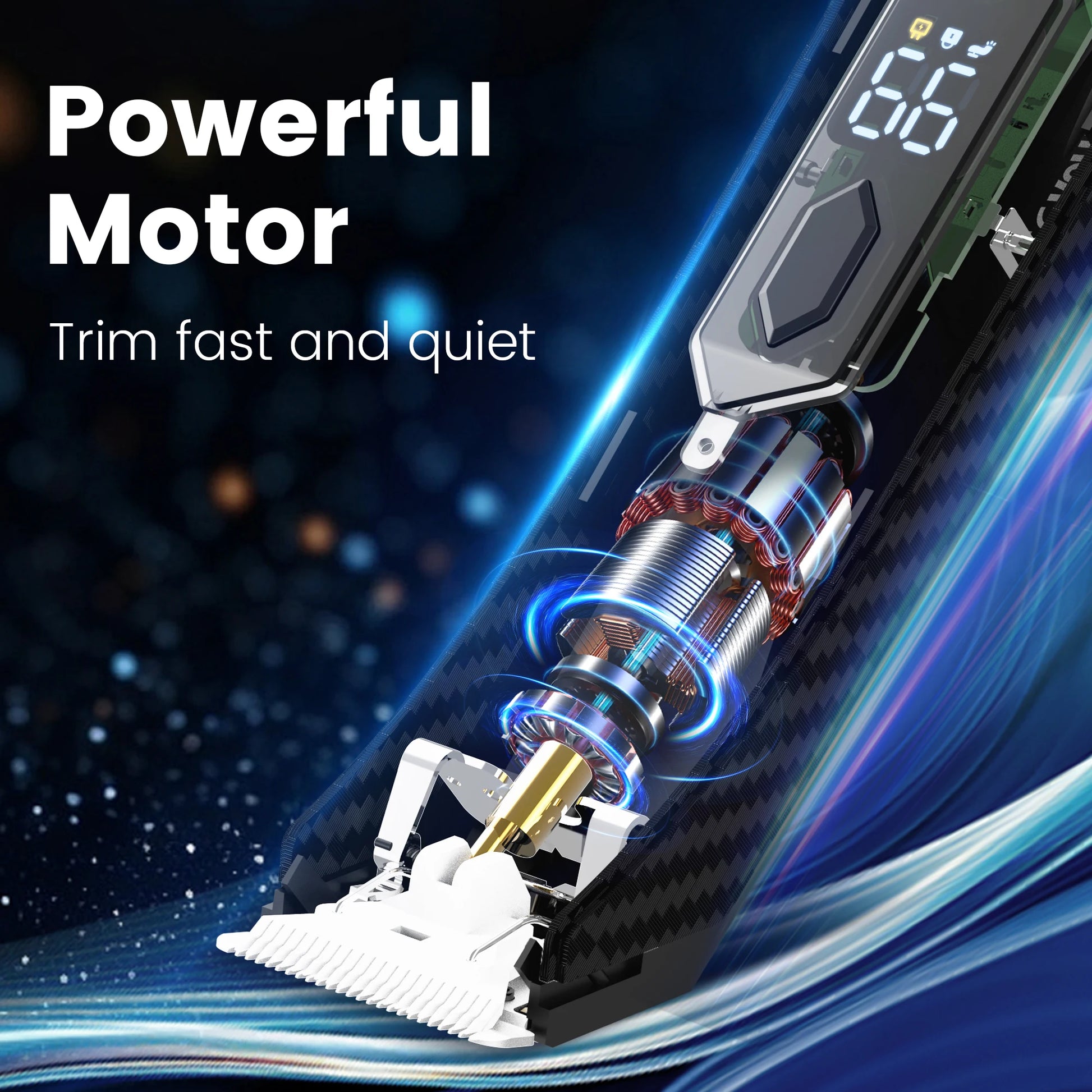 Body Hair Clippers Men Electric Hari Trimmer Sideburns Electric Shaver Wireless Hair Cutting Barber Cutting Machine