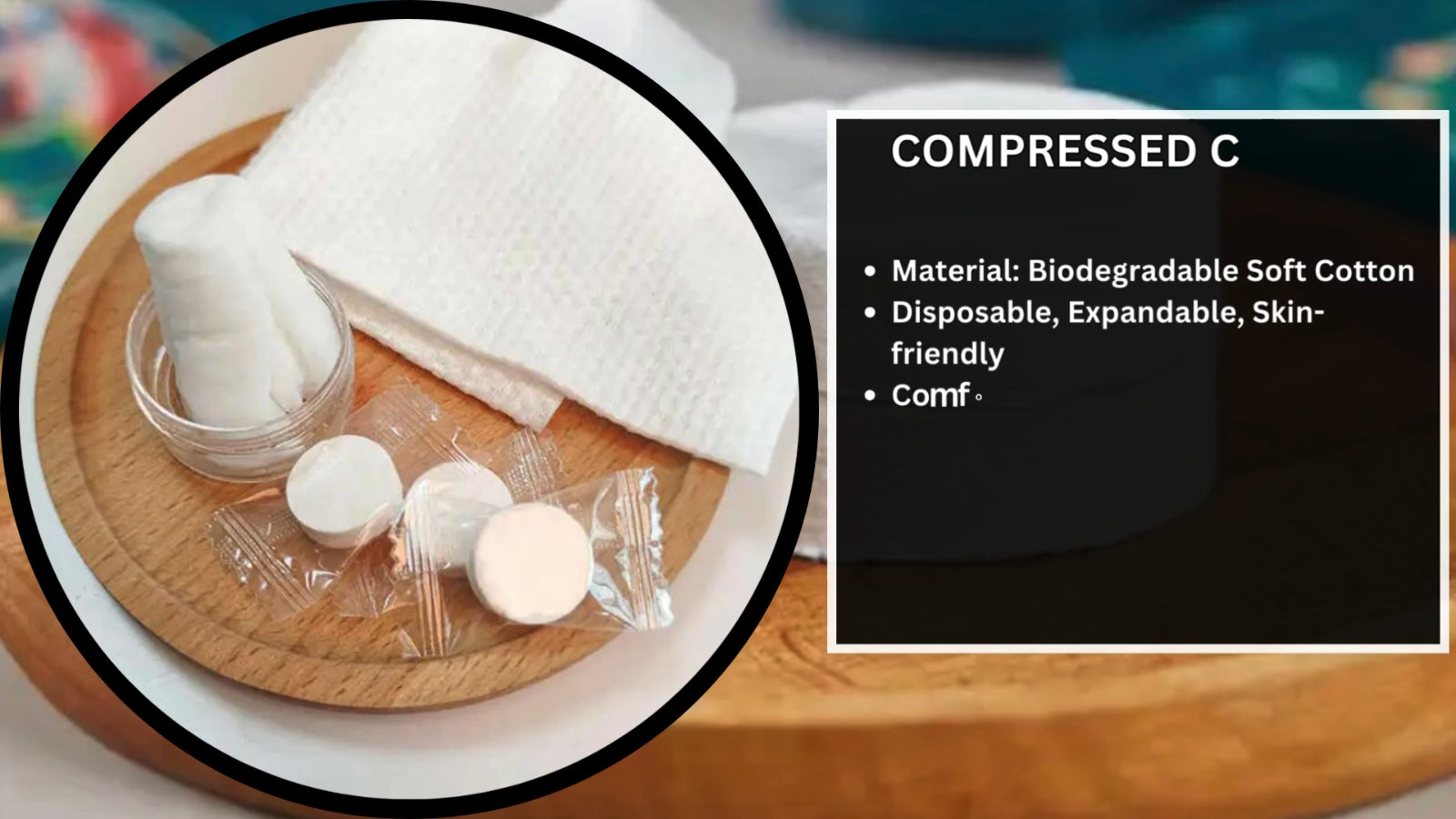 50/100/200 Pcs Compressed Cotton Tissue Travel Towel Tablets Wet Face Hand Wipes