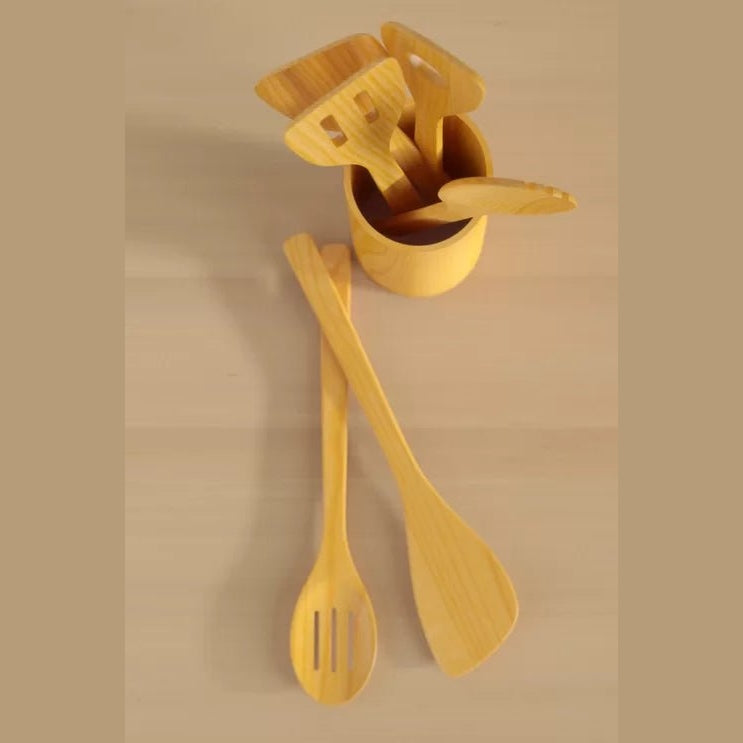 Cooking Utensil Set Wooden - Scott3