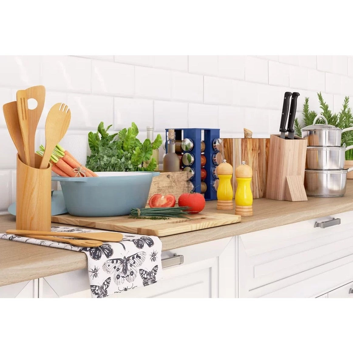 Cooking Utensil Set Wooden - Scott3