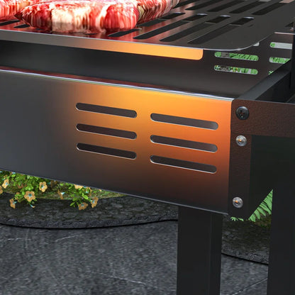 Laci 118Cm W Portable Charcoal Grill