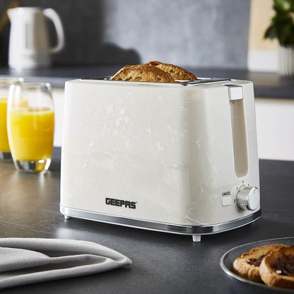 2 Slice Bread Toaster 7 Level Browning Control Crumb Tray Skye Collection