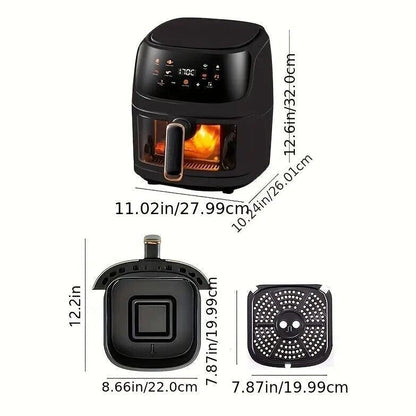 Digital Touch Screen Air Fryer 5 Litre Grey - Scott3