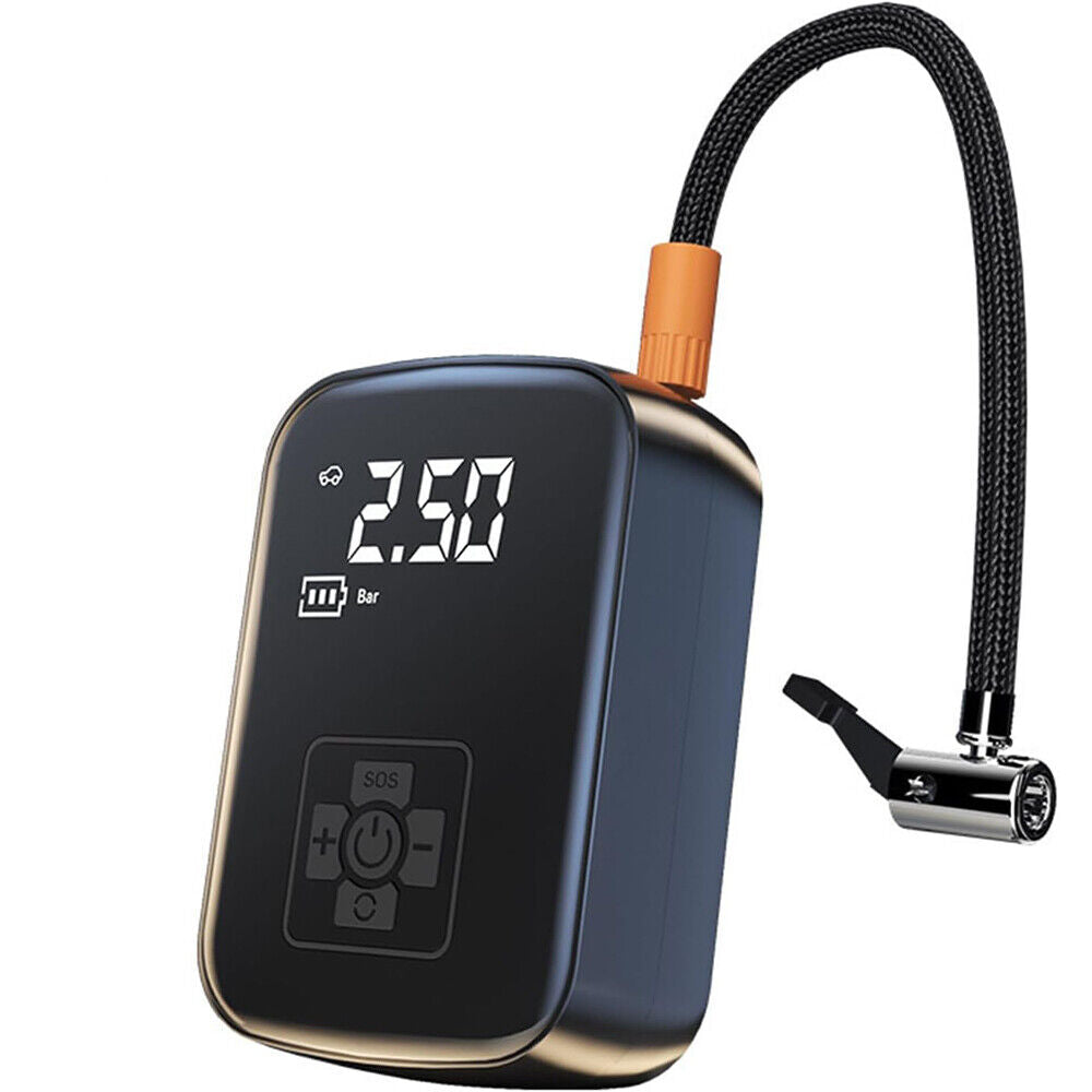 Car Tyre Inflator Cordless Digital USB Rechargeable Tire Air Compressor Pump UK