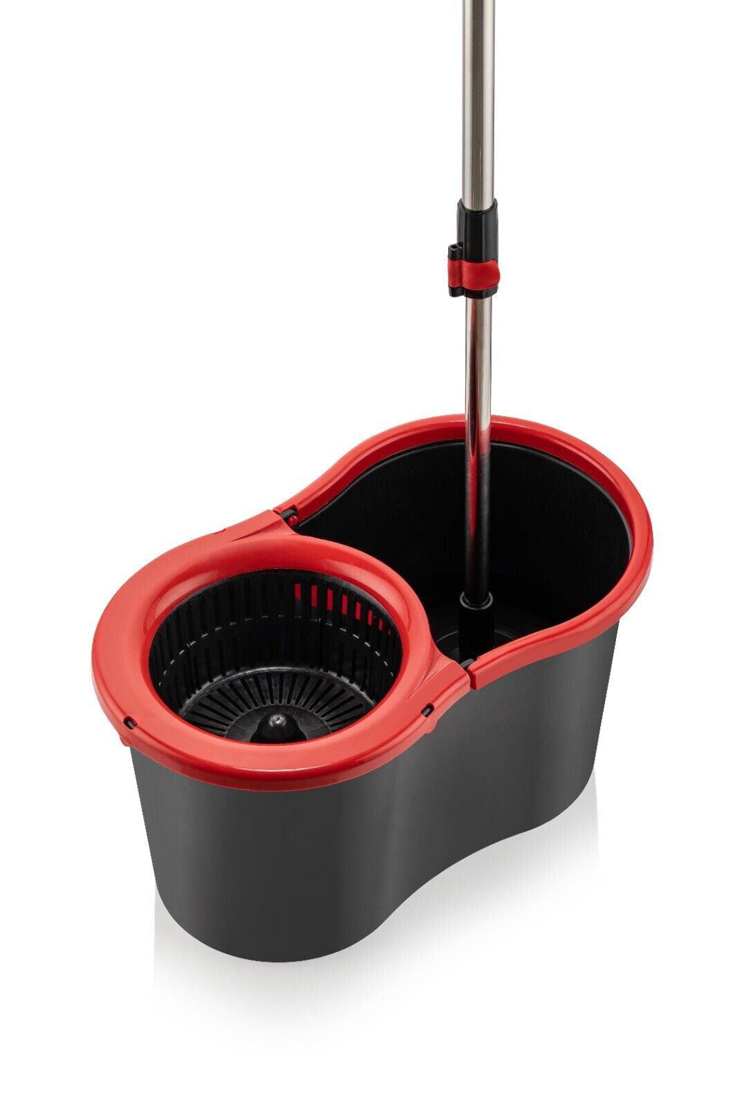 360° MOP BUCKET SET FLOOR MAGIC SPIN DRY MOP BUCKET SET with 3 MICROFIBER HEADS