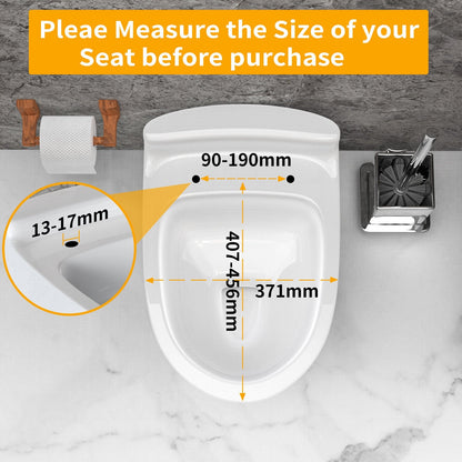 NEW LUXURY BATHROOM SLOW SOFT CLOSE WHITE TOILET SEAT SEATS WC HEAVY DUTY