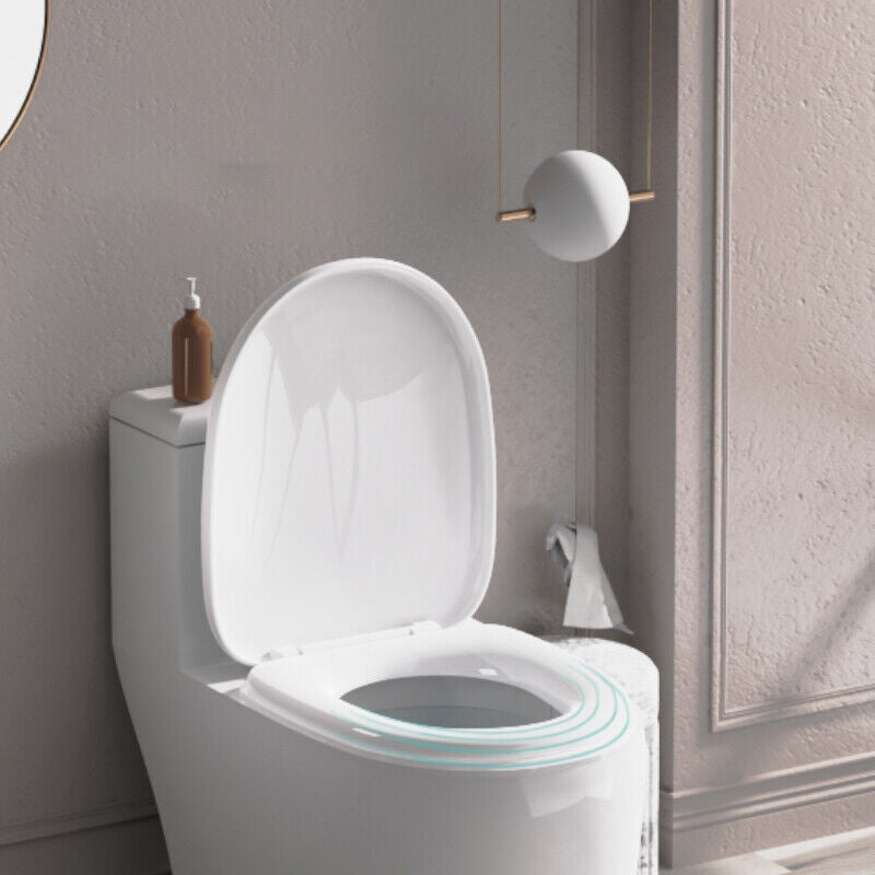 NEW LUXURY BATHROOM SLOW SOFT CLOSE WHITE TOILET SEAT SEATS WC HEAVY DUTY