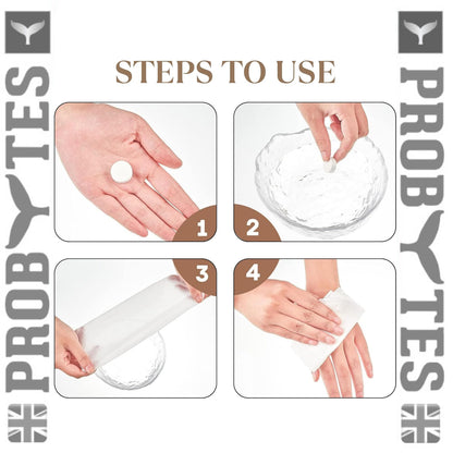 50/100/200 Pcs Compressed Cotton Tissue Travel Towel Tablets Wet Face Hand Wipes