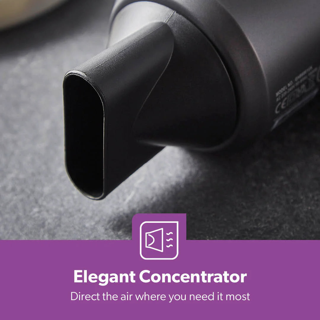 Two-Heat Setting Hair Dryer for Frizz Free Styling and Drying