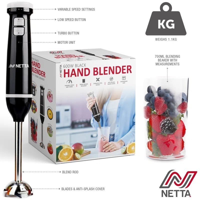 Hand Blender with 700Ml Beaker - Scott3