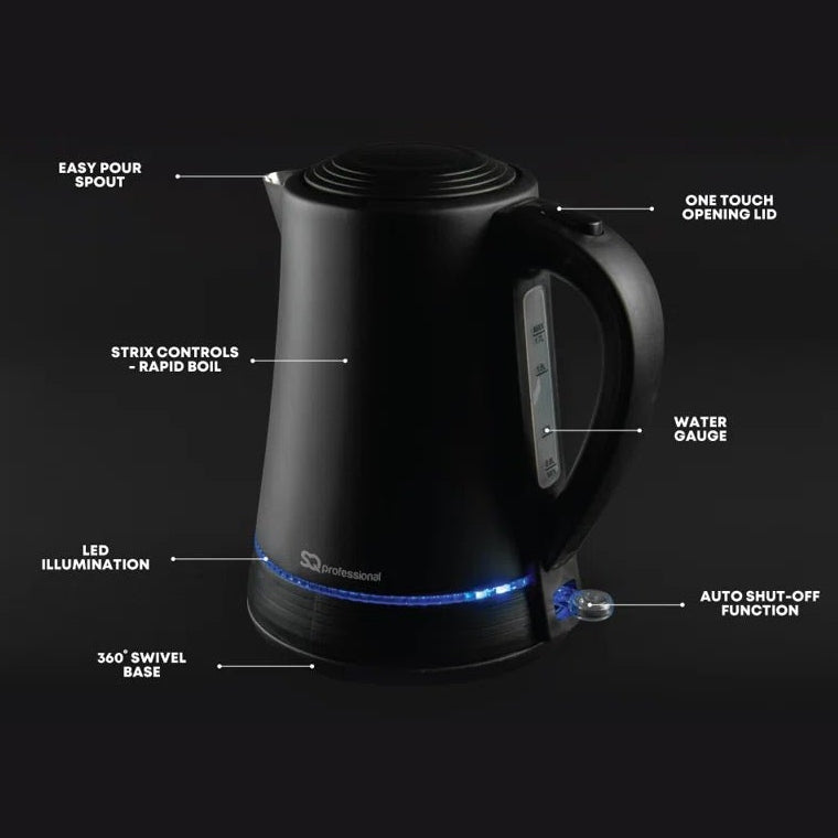 Professional 1.8L Stainless Steel Electric Kettle - Fast Boil - Scott3