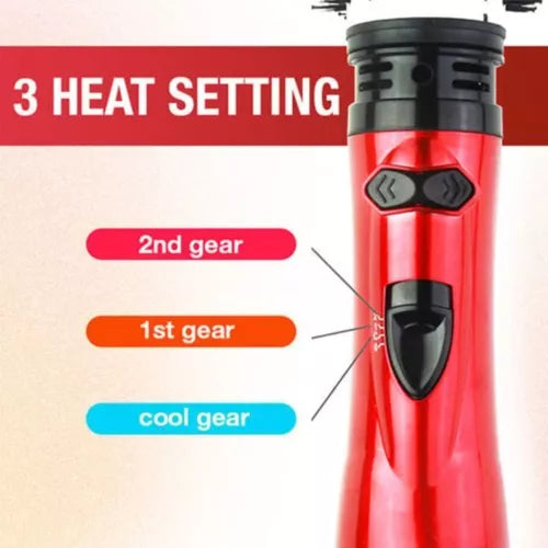 3 In1 Electric Hair Dryer Blow Curler Set Detachable Styler Hot Air Brush Salon